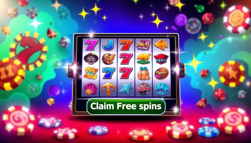 Claiming free spins in online casinos