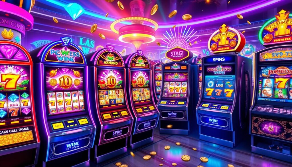 Features in progressive slots