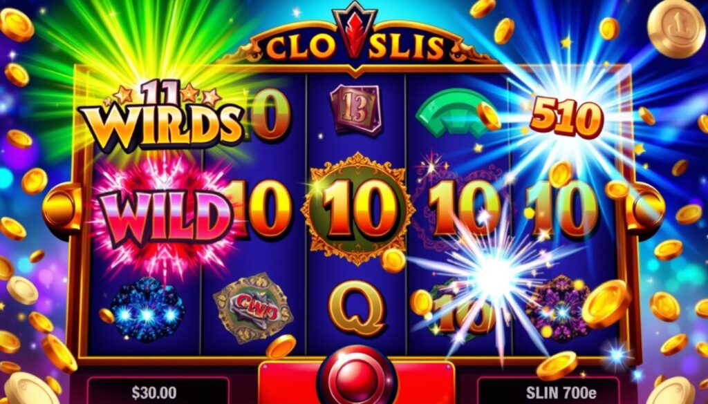 slot features including wild and scatter symbols